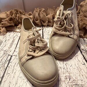 Authentic Gucci Mens Sneakers Cream Size 10